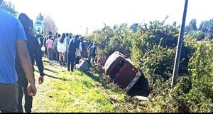 Tres mujeres fallecen tras volcamiento de un furgón en Cañete