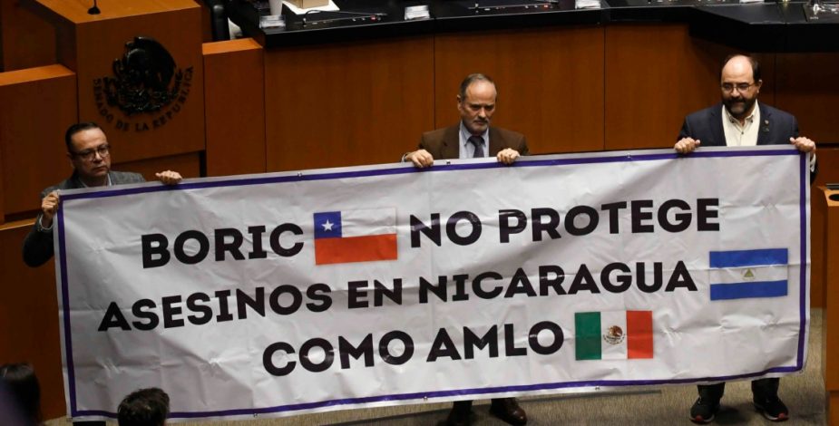 Senadores mexicanos usan a Boric de ejemplo y critican a AMLO por no condenar violaciones de DD.HH. en Nicaragua