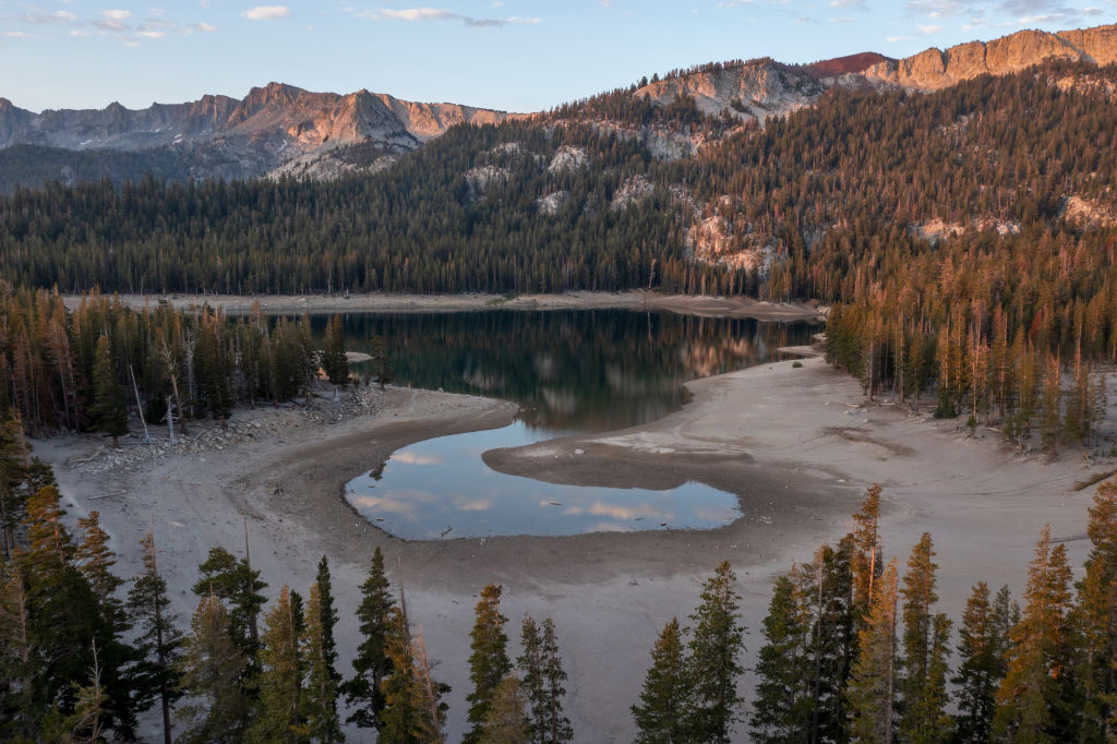El cambio climático provoca la sequía del lago Mammoth en California