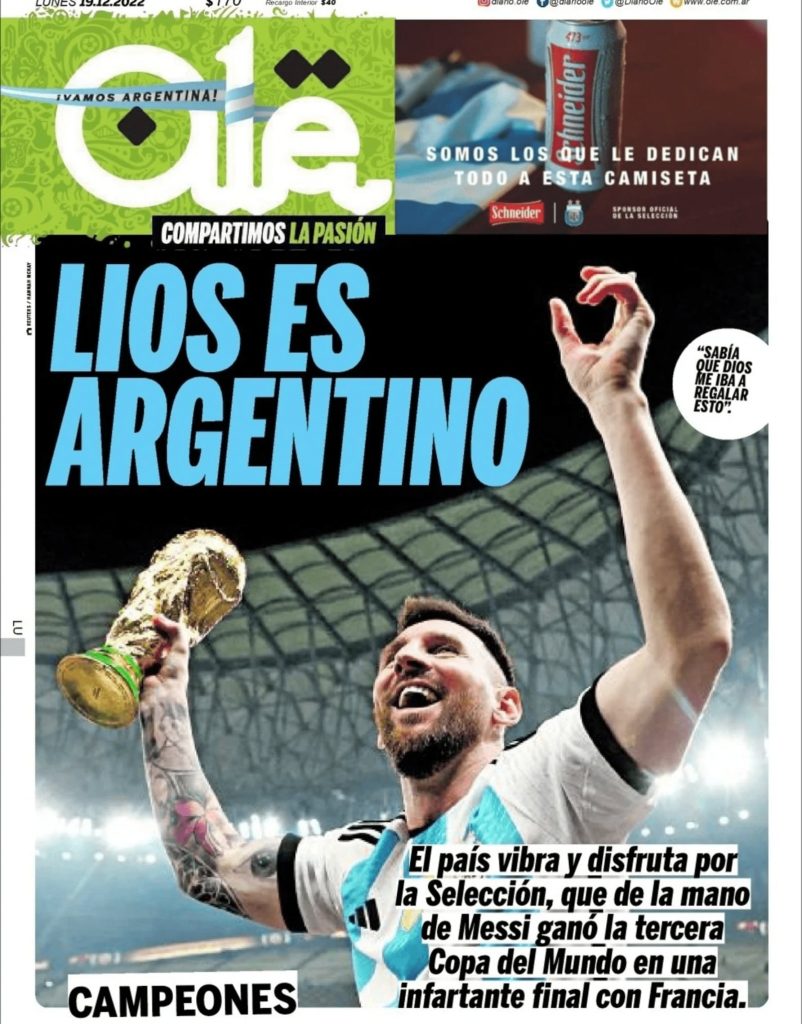 Argentina campeón del mundo