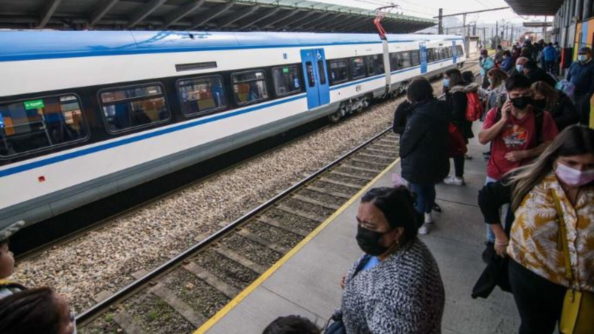 Fault detected in the railway line on the Biobío River