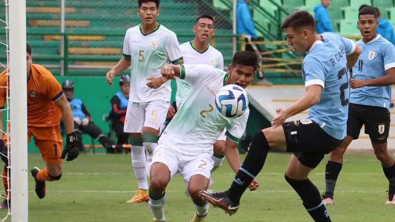 Uruguay vino de atrás y terminó arrasando con Bolivia en el Sudamericano sub 20