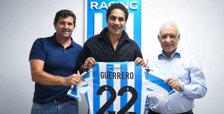 Nuevo compañero para Arias y Opazo: Racing anuncia el fichaje de Paolo Guerrero para el 2023