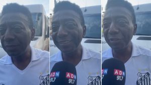 El doble oficial de Pelé sorprende tras llegar al velorio de "O Rei" para despedir a su máximo ídolo