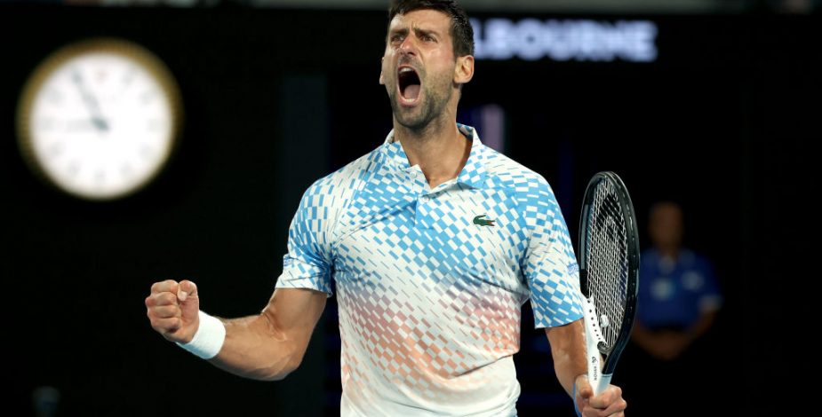 A paso firme por título: Novak Djokovic arrolla a Rublev y se instala en las semifinales del Abierto de Australia