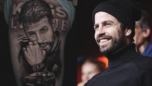 Para mostrar su apoyo a Piqué: joven se tatuó al ex futbolista junto a un Casio y un Twingo