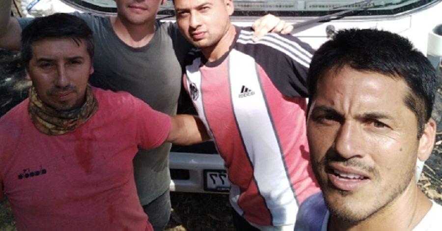 Nery Veloso combate los múltiples focos de incendio en el sur del país: “Acá es un infierno, el aire es irrespirable”