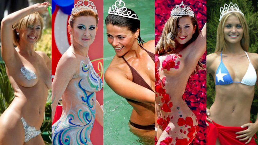 Del bikini al destape total: la radiografía de los piscinazos hot de las Reinas del Festival de Viña