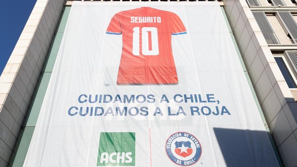 La ACHS se convierte en nuevo auspiciador de la selección chilena: "Nos comprometemos a cuidar a los jugadores que componen a La Roja"