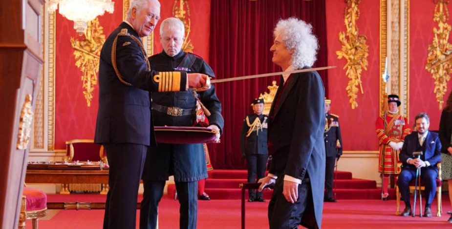 Sir Brian May: Rey Carlos III nombró caballero al legendario guitarrista de Queen