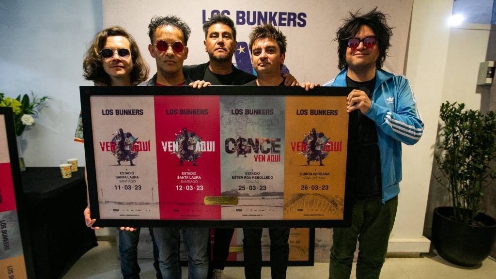 120 mil personas en 4 fechas: el masivo regreso de Los Bunkers a la escena nacional