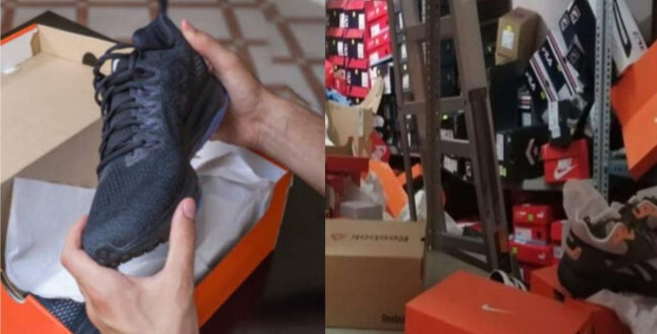 Asaltan tienda de calzado y se llevan 220 zapatillas, pero solo del pie derecho