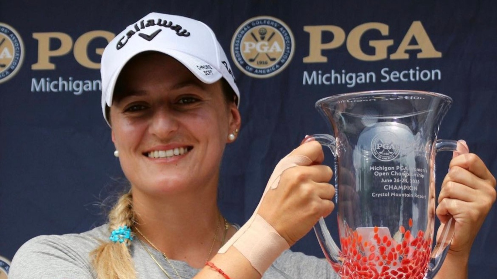 Valentina Haupt gana el PGA Michigan Women’s Open y logra el primer