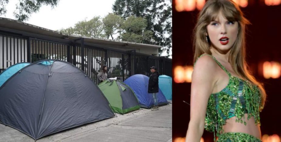 Swifties argentinos empezaron a acampar afuera del estadio a cinco meses del show de Taylor Swift
