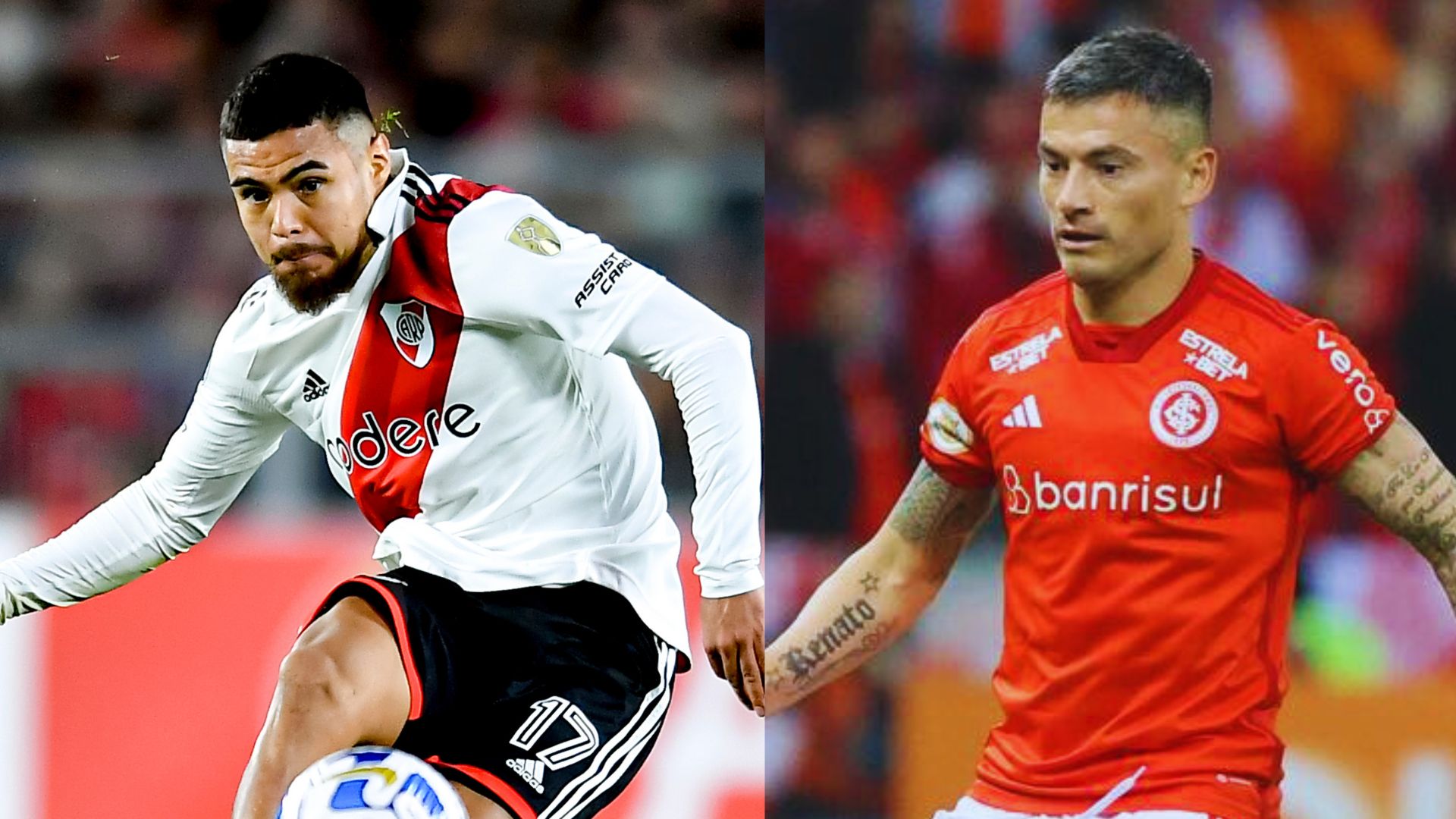 Se viene un partidazo: Díaz y Aránguiz serían titulares en River e Internacional por la Libertadores