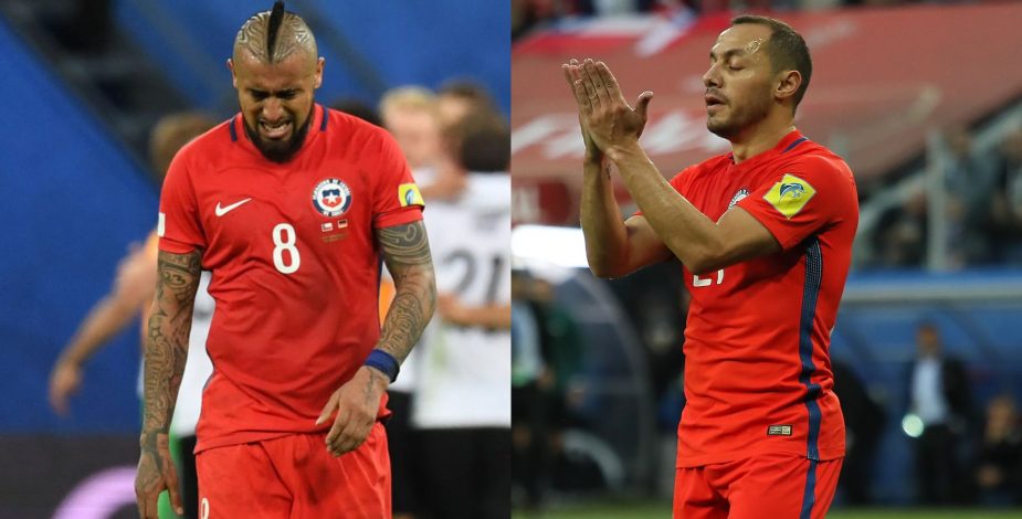 Arturo Vidal recuerda el error de Marcelo Díaz en la Confederaciones: “Esa Copa tuvo que ser nuestra”