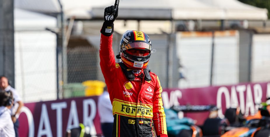 Carlos Sainz se adjudica la pole position del Gran Premio de Italia de la Fórmula 1