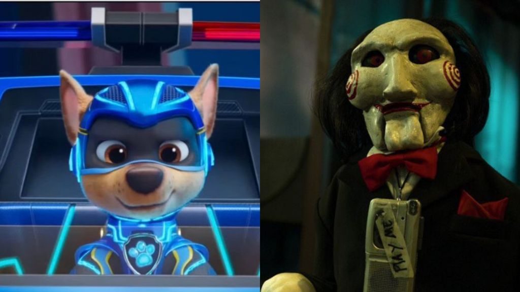 La particular competencia entre "Saw" y "Paw Patrol" que llegó a las 'amenazas'