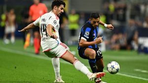 Alexis Sánchez suma minutos en la victoria del Inter de Milán sobre Benfica