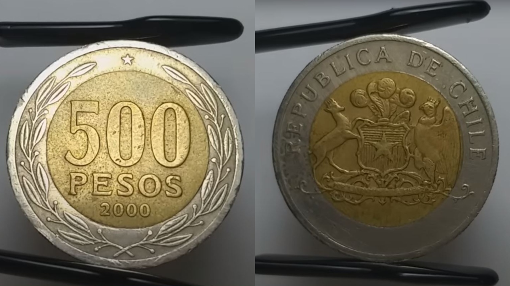 Moneda de $500